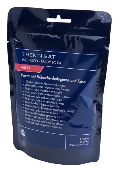 Trek'n Eat - Pasta mit Hühnchenbolognese und Käse Trek'n Eat - Pasta mit Hühnchenbolognese und Käse